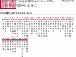 肉多巨 H 公交车最新款女性成人玩具，1-1 仿真设计，刺激你的每一处敏感点