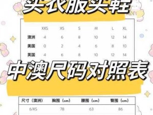 欧亚尺码专线欧洲 B1B1 中欧文化差异——带你了解欧洲尺码与中国尺码的差异