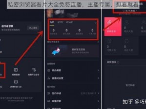 私密浏览器看片大全免费直播，主播专属，想看就看