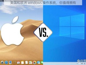 美国和欧洲 windows 操作系统，你值得拥有