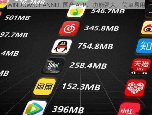 WINDOWSCHANNEL 国产 APP，功能强大，简单易用