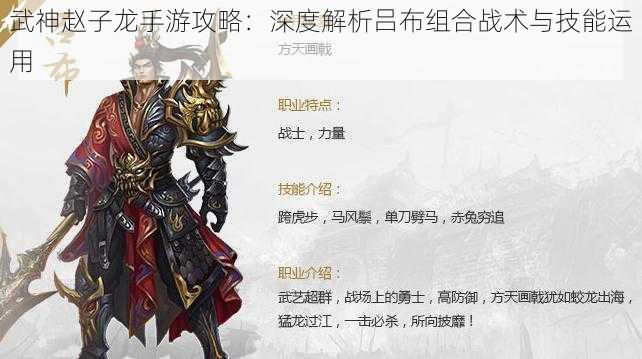 武神赵子龙手游攻略：深度解析吕布组合战术与技能运用