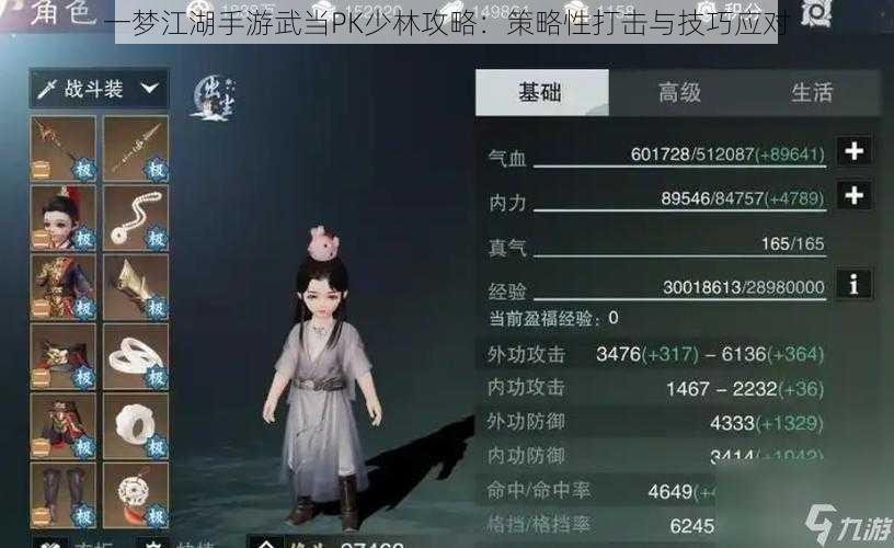 一梦江湖手游武当PK少林攻略：策略性打击与技巧应对