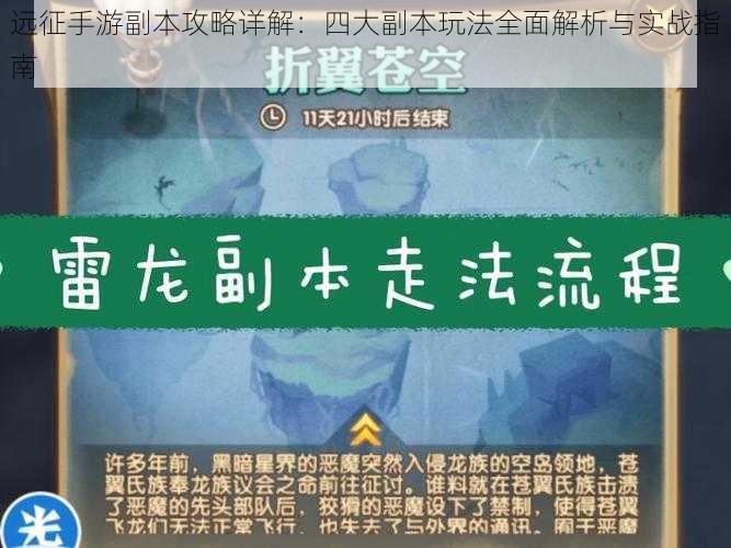 远征手游副本攻略详解：四大副本玩法全面解析与实战指南