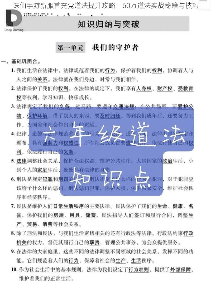 诛仙手游新服首充党道法提升攻略：60万道法实战秘籍与技巧