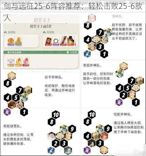 剑与远征25-6阵容推荐：轻松击败25-6敌人